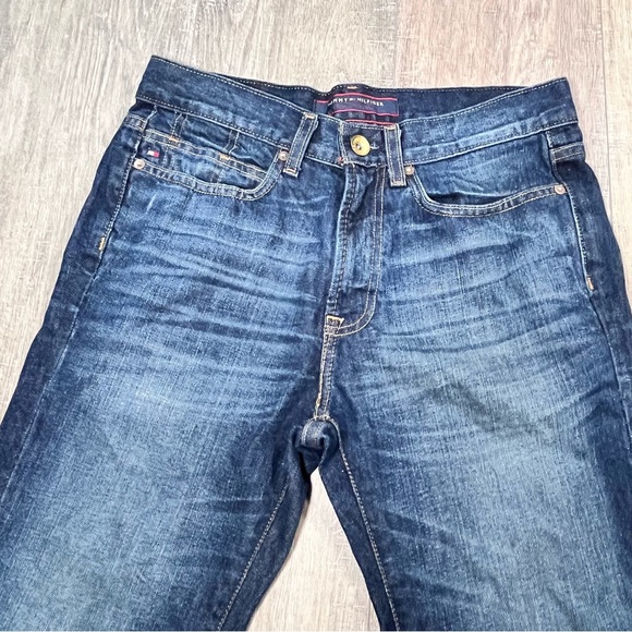 Tommy Hilfiger Dark Wash Straight Leg Jeans Men's 29/30 - Picture 3 of 9